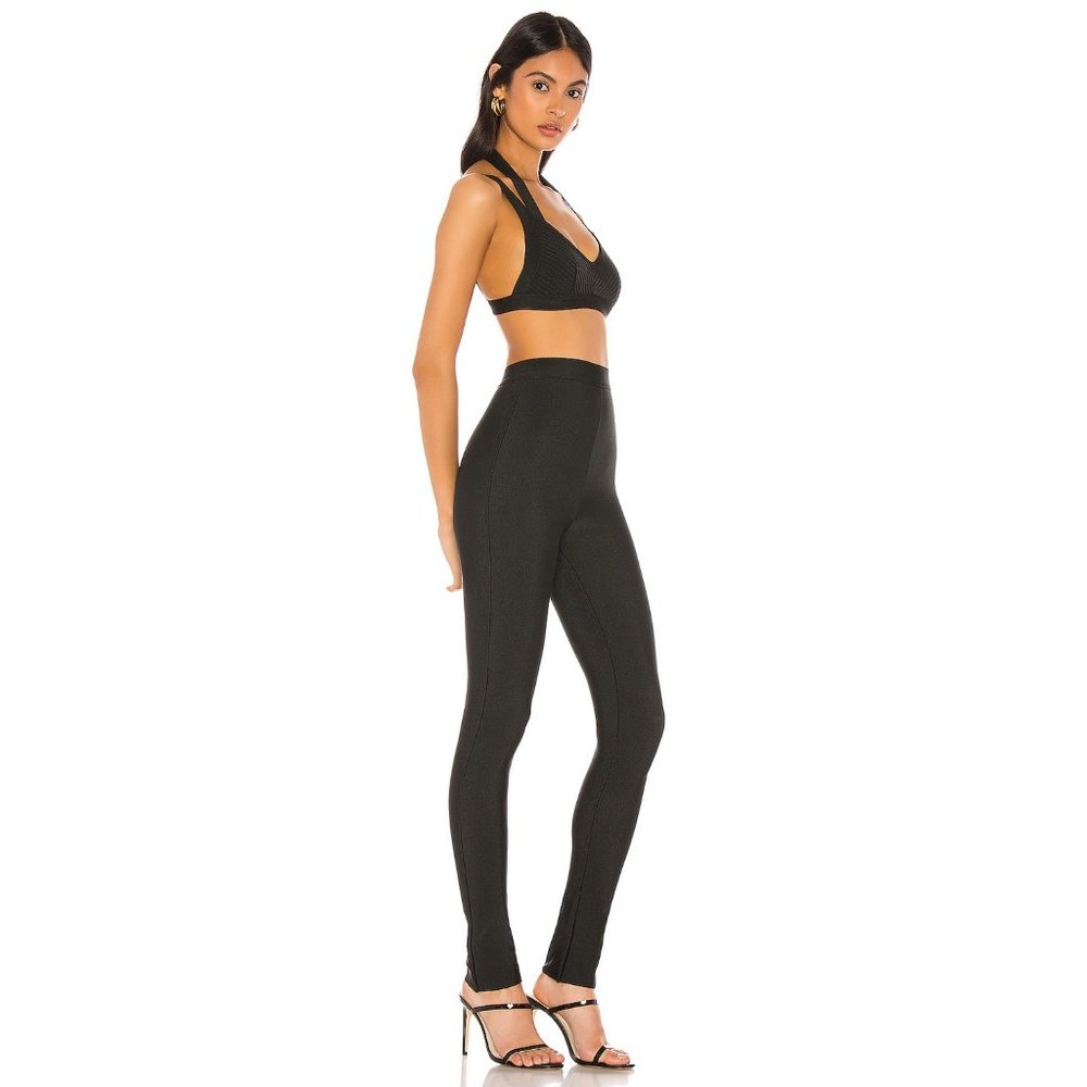superdown Julie Bandage Pant in Black - Picture 2 of 6